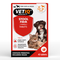 VetIQ Stool Firm 45 tabs Loose Stool Remedy With Prebiotic Fibre