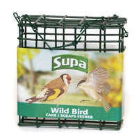 Supa Wild Bird Suet & Scraps Galvanised Wire Mesh Feeder