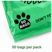 Bag'Em Lemon Scented Biodegradable Poop Bags X 50