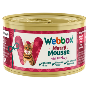Webbox Festive Cat Mousse Turkey 85g