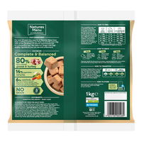 Natures Menu Frozen Country Hunter Turkey & Goose Dog Nuggets 1kg