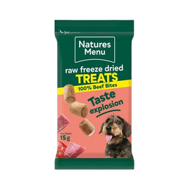 Natures Menu Freeze Dried Beef Meat Bites 15g
