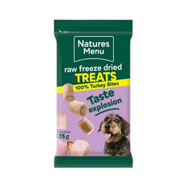 Natures Menu Freeze Dried Turkey Bites 15g
