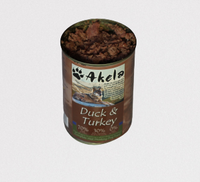 Akela Duck & Turkey Dog Can 400g