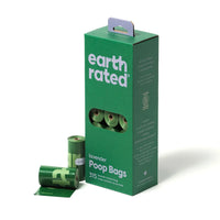 Earth Rated Biodegradable 315 Lavender Scented Poop Bags, 21-Refill Rolls
