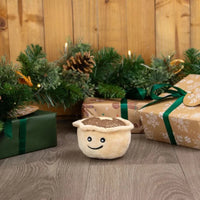 Ancol Xmas Matty Mince Pie Dog Toy
