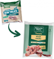 Natures Menu Frozen Raw Chews Duck Necks 7 Pcs