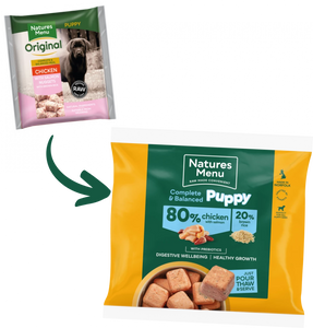 Natures Menu Frozen Nuggets Puppy 1kg