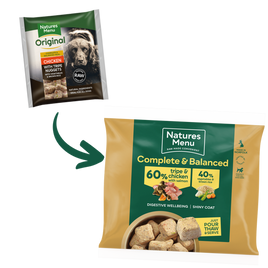 Natures Menu Frozen Nuggets Tripe and Chicken 1kg