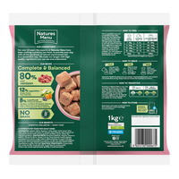 Natures Menu Frozen Country Hunter Venison Dog Nuggets 1kg