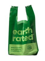 Earth Rated 120-Count Biodegradable Dog Poo Bags, Unscented With Easy-tie Handles (not On Rolls)