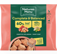 Natures Menu Frozen Nuggets Beef Lunch 1kg