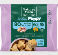 Natures Menu Frozen Country Hunter Turkey & Fish Puppy Nuggets 1kg