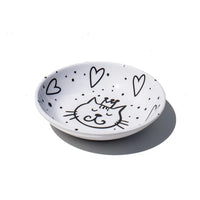 Tarhong Black and White Princess Cat Saucer