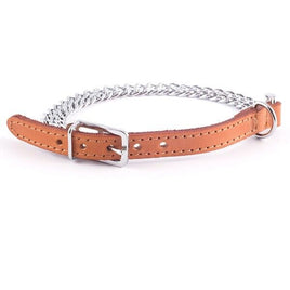 Ancol 14`/35cm 2 Row Medium Chain Collar Tan