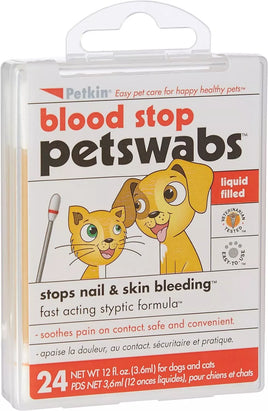 Petkin Blood Stop Swabs 24 PC