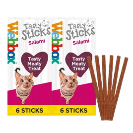 Webbox Tasty Sticks Salami 6pk