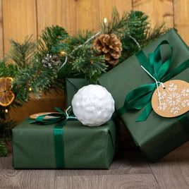 Ancol Christmas Bouncy Snowball Dog Toy