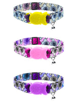 Cat Circus Purple Floral Collar