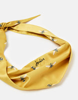 Joules Gold Bee Print Dog Neckerchief One Size