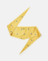 Joules Gold Bee Print Dog Neckerchief One Size