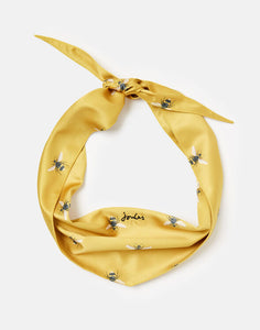 Joules Gold Bee Print Dog Neckerchief One Size