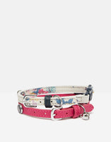 Joules Cambridge Floral, Blue and Pink Cat Collar Twin Pack, Safety buckle