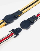 Joules Coastal, Red and Mustard Cat Collar Twin Pack, Safety Buckle