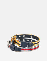 Joules Coastal, Red and Mustard Cat Collar Twin Pack, Safety Buckle