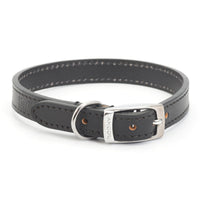 Ancol Heritage Diamond Leather Collar Black, Tan & Red