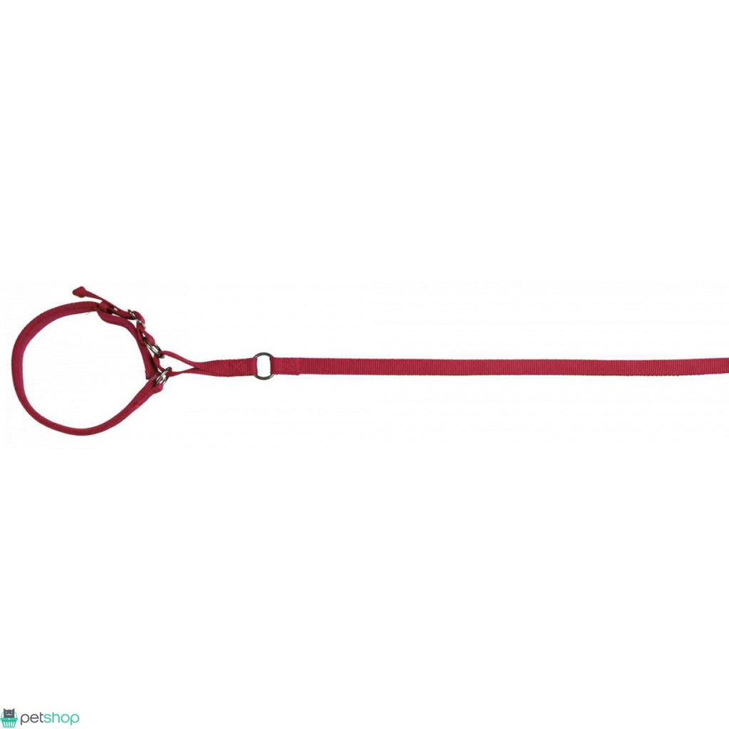 Trixie Experience Wine Red Martingale Collar & Lead Set M–L: 1.20 M, 42–48cm / 20mm