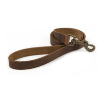 Ancol Vintage Latigo Leather Lead Chestnut