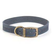 Ancol Timberwolf Leather Blue Collars & Leads
