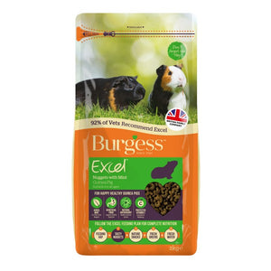 Burgess Excel Adult Guinea Pig With Mint