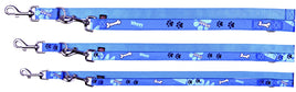 Trixie Modern Art Adjustable Training Lead Woof Blue L–XL: 2.00 M/25 Mm