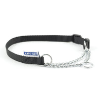 Ancol Heritage Nylon & Chain Check Collar