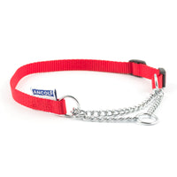Ancol Heritage Nylon & Chain Check Collar