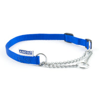Ancol Heritage Nylon & Chain Check Collar