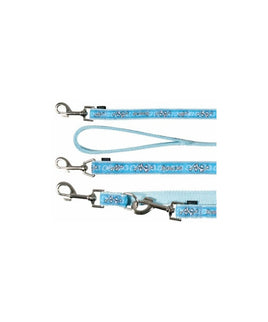 Trixie Modern Art Adjustable Lead Sportdog XS-S: 2.00 M/15 Mm, Turquoise/light Blue