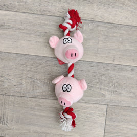 String Of Piggies Dog Toy