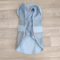 Trixie Blue Suede Lilles Dog Coat 45cm (18")