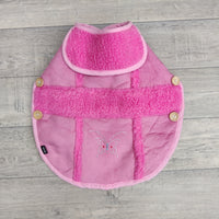 Trixie Pink Suede Lilles Dog Coat 40cm