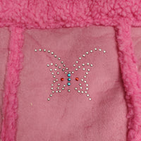 Trixie Pink Suede Lilles Dog Coat 40cm