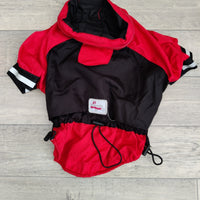 Trixie Cayres Rain & Snow Full Leg Suit For Dogs XS: 30cm Red/Black