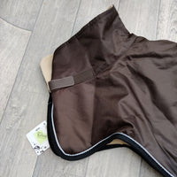 Trixie Avallon Brown Teflon Coated Water Repellent Dog Coat L: 55cm / 22"