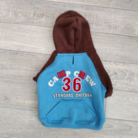 Trixie Blue Dog Hoodie Jumper Pullover XS: 26cm Chihuahua