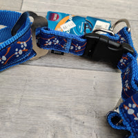 Trixie One Touch Modern Art Dog Harness Blue, XL: 80-100cm, Newfoundland Staffie