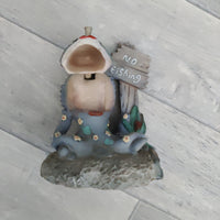 Resin Airline Aquarium Decoration Breathing Octopus 10x14.5cm
