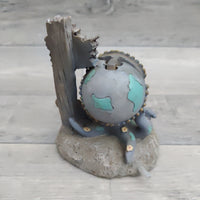 Resin Airline Aquarium Decoration Breathing Octopus 10x14.5cm