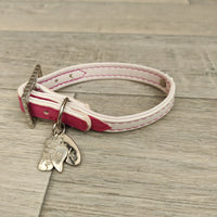 Me To You Pink White Diamante Puppy Collar 19-26cm Neck